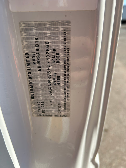 2018 Isuzu Npr 45-155 - SOLD