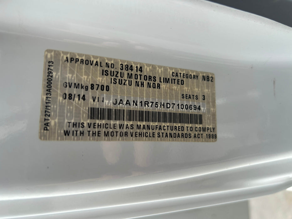 2014 Isuzu NQR 450 - SOLD