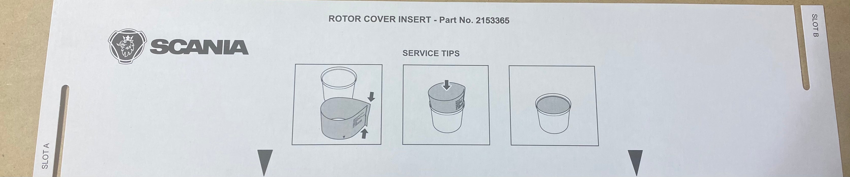 Oil Filter Insert - Scania 4-Series - Scania Bus 4-/F-/K-/N-Series - Scania L-/P-/G-/R-/S-Series