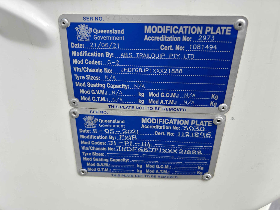 2021 Hino 500 Series - FG 1628 Auto