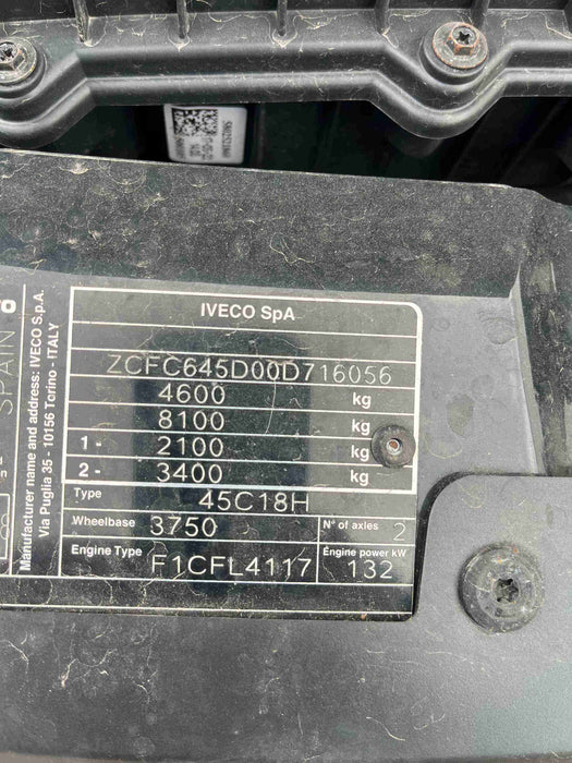 2023 Iveco Daily 45C18 Tradie Made